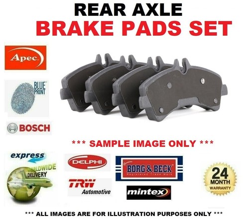 Rear pads for mercedes class - for,