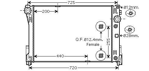 Fits mercedes class w204 - c,