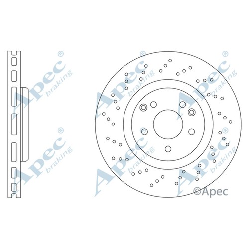 Brake discs vented grooved - discs,