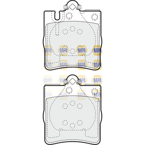 Brake pads set - brake,
