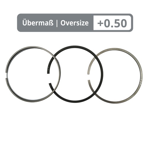 Piston ring set 5mm - set, for