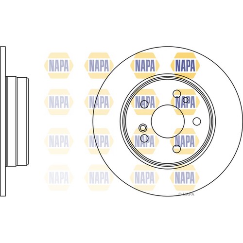 Brake discs solid for - 2x,